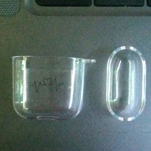 ECG pattern clear Airpod case 1/2
